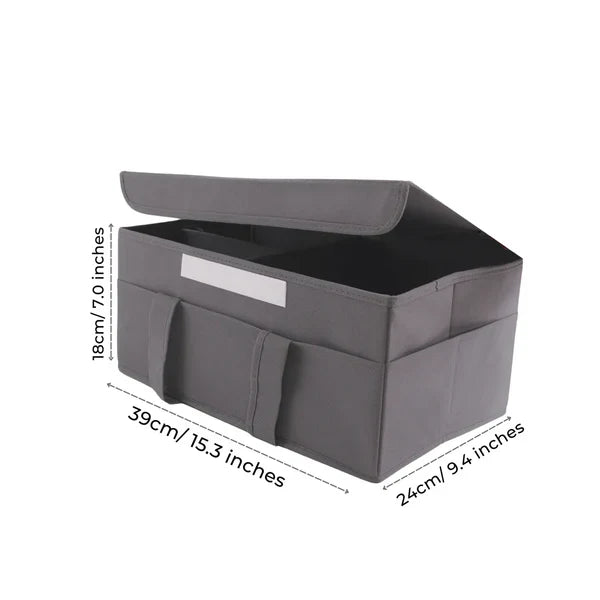 Baby Diaper Caddy Organizer With Lid-Dyed