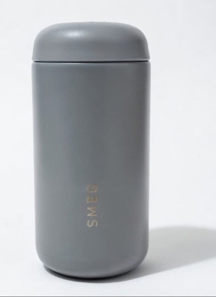 SMEG CAPSULE COFFEE TUMBLER STAINLESS STEEL 350ML - WHITE