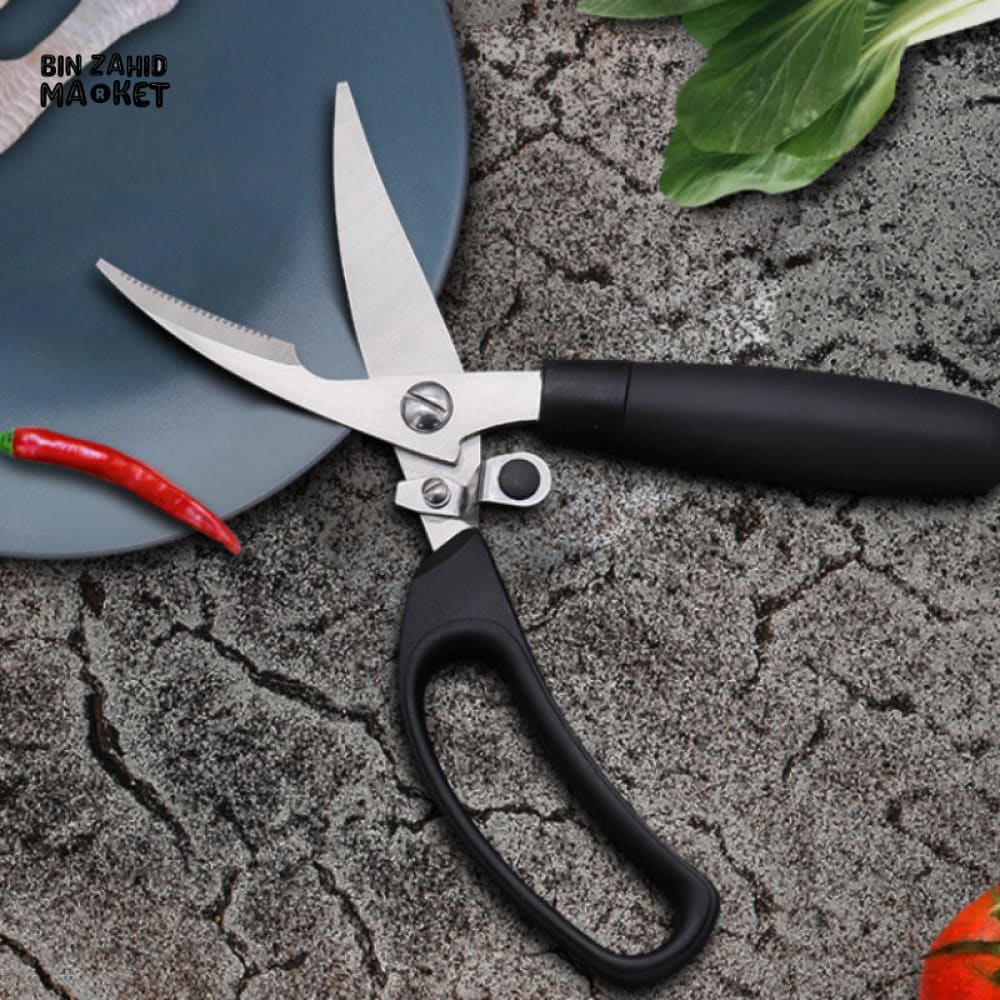 STAINLESS STEEL MULTIPURPOSE CHICKEN BONE KITCHEN SCISSORS