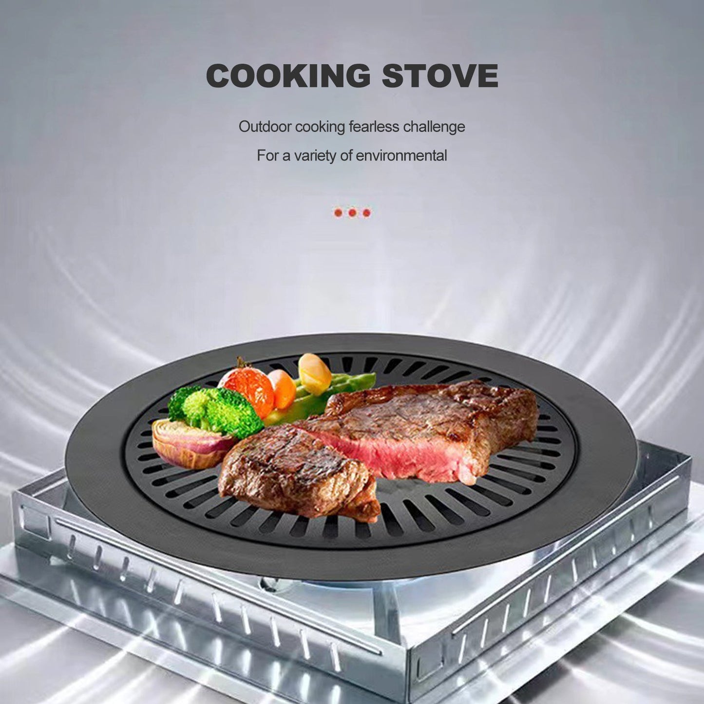 SMOKELESS INDOOR BBQ GRILL PAN FOR STOVE
