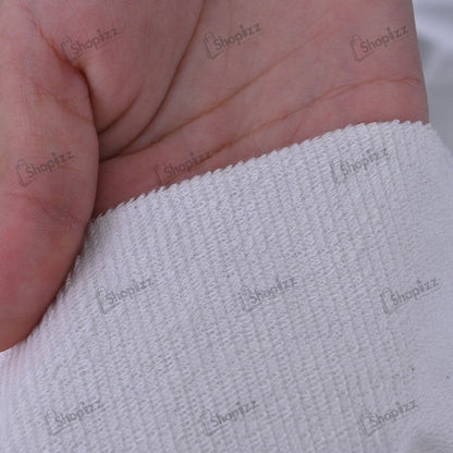 Terry Cotton Waterproof Mattress Protector In White Color With Elastic Fitting