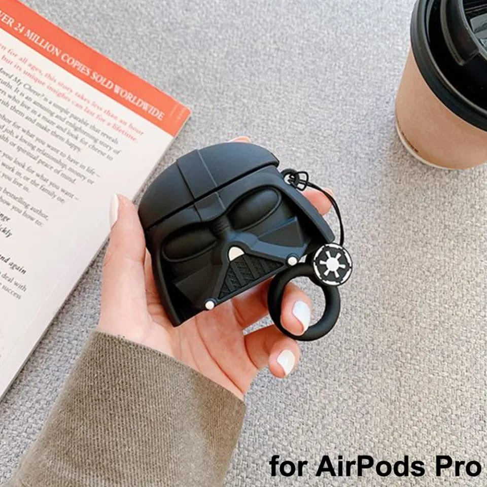 Black Space Villain AirPods Cover
