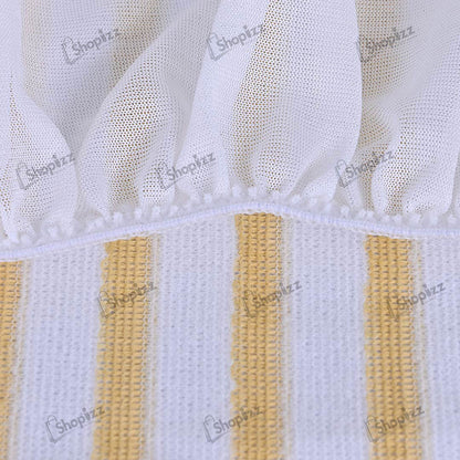 Terry Towel Waterproof Mattress Protector With Elastic Fitting – Yellow