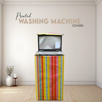 100% Waterproof Printed Washing Machine Covers in Parachute Fabric
