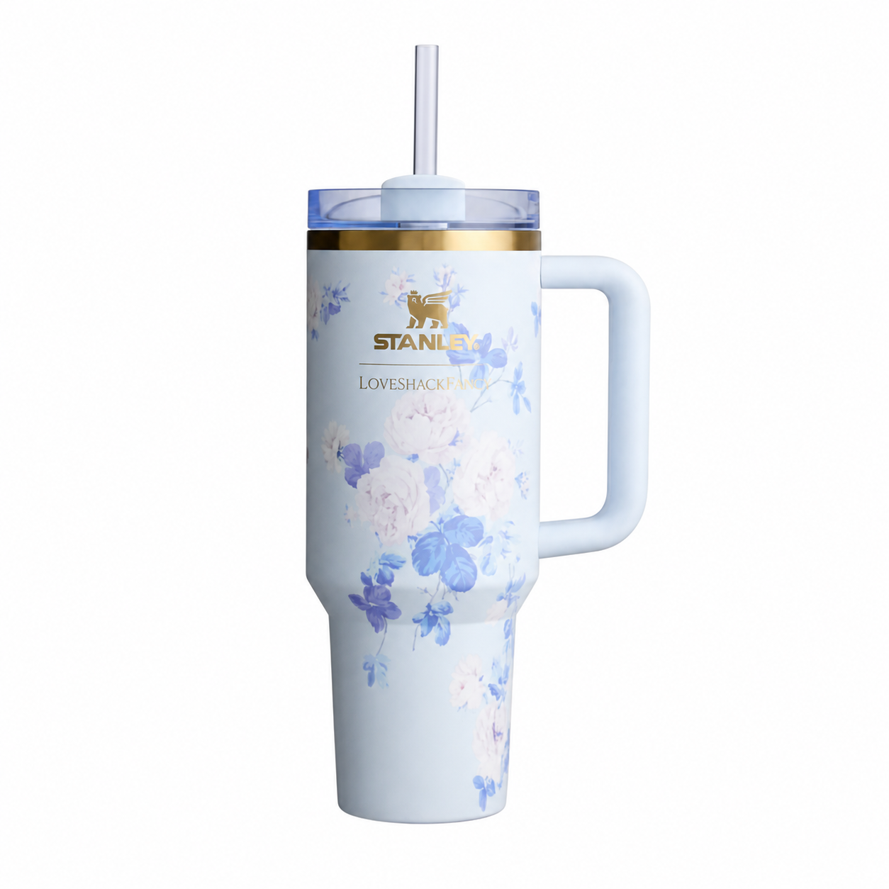 STANLEY X LOVE SHACK FANCY TUMBLER QUENCHER 40OZ - BLOOMING HEIRLOOM (GIFT BOX)