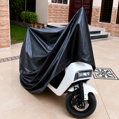Waterproof & Dustproof Scooty Cover in Laminated Parachute Fabric