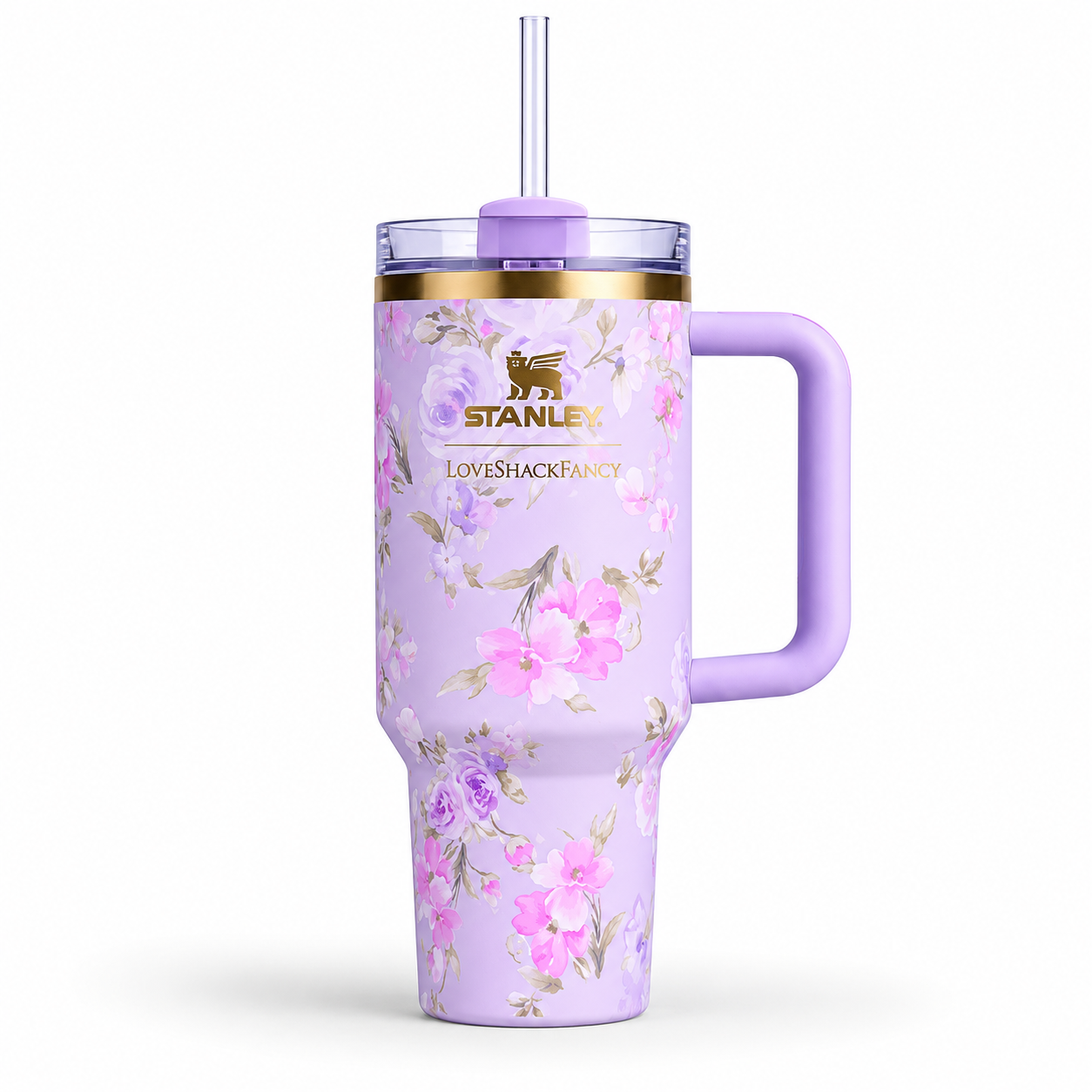 STANLEY X LOVE SHACK FANCY TUMBLER QUENCHER 40OZ - BLOOMING HEIRLOOM (GIFT BOX)