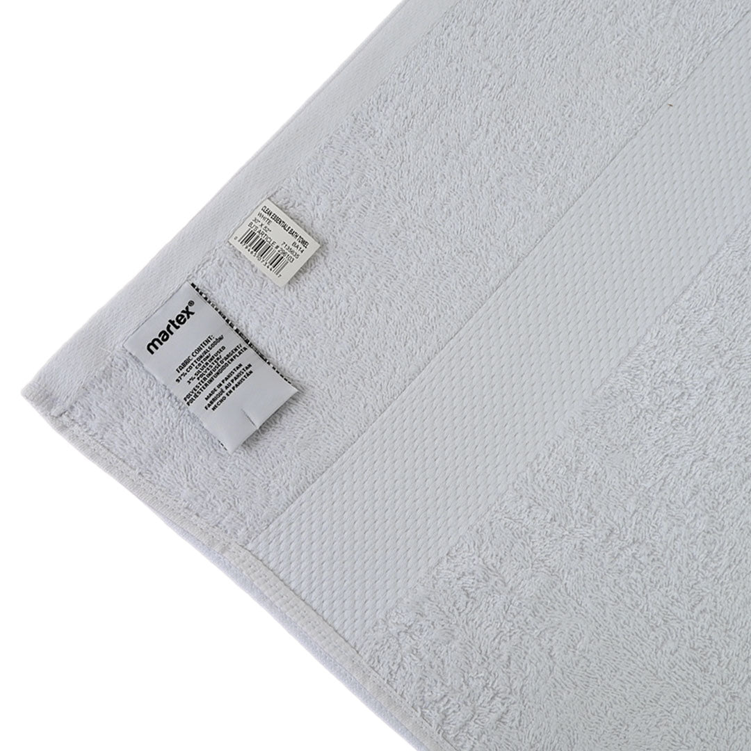 Luxury 100% Cotton Supreme Bath Towel - White (30" x 60")
