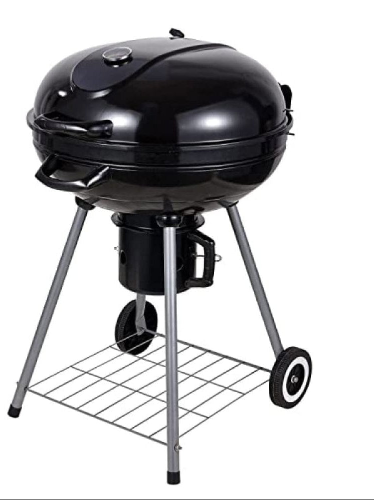 CHARCOAL KETTLE BBQ GRILL 22.5 INCH WITH LID PORTABLE OUTDOOR BBQ GRILL FOR PICNIC CAMPING TERRACE GARDEN