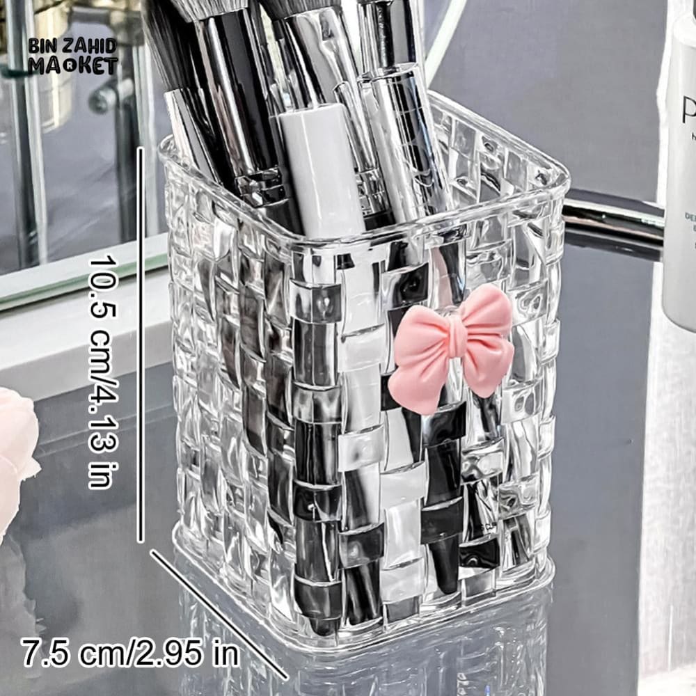 CLEAR ACRYLIC MAKEUP & COSMETIC ORGANIZER BOX