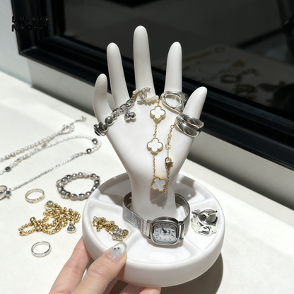 CREATIVE HAND SHAPE JEWELRY STORAGE STAND DECOR ORGANIZER