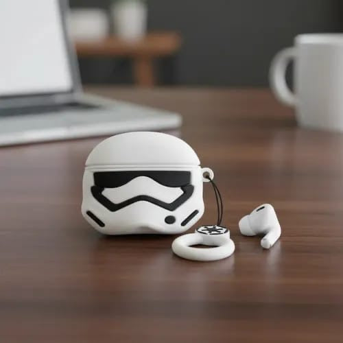 White Space Trooper AirPods Cover