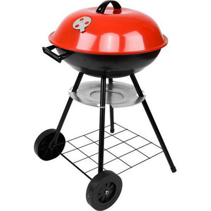 22 INCH BBQ CHARCOAL KETTLE GRILL WITH LID & WHEELS
