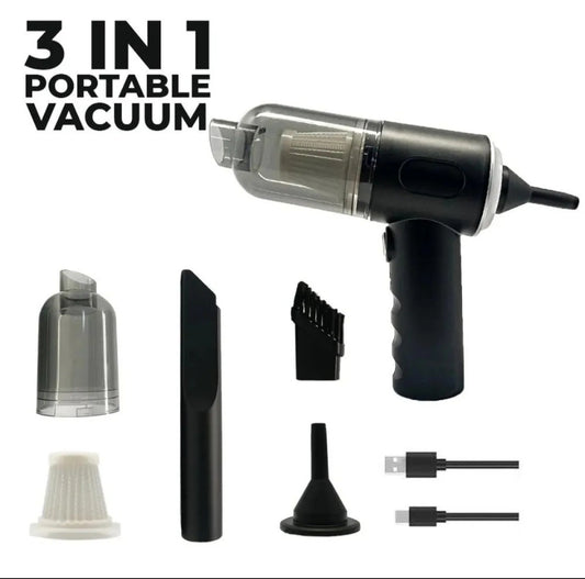 Rechargeable Portable Vacuum Cleaner with Strong Suction