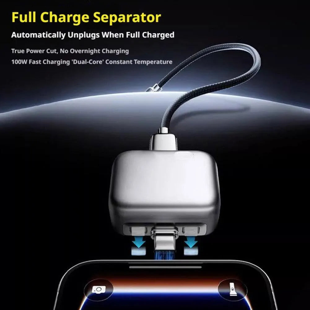 140W Smart Auto Disconnect Fast Charging Adapter