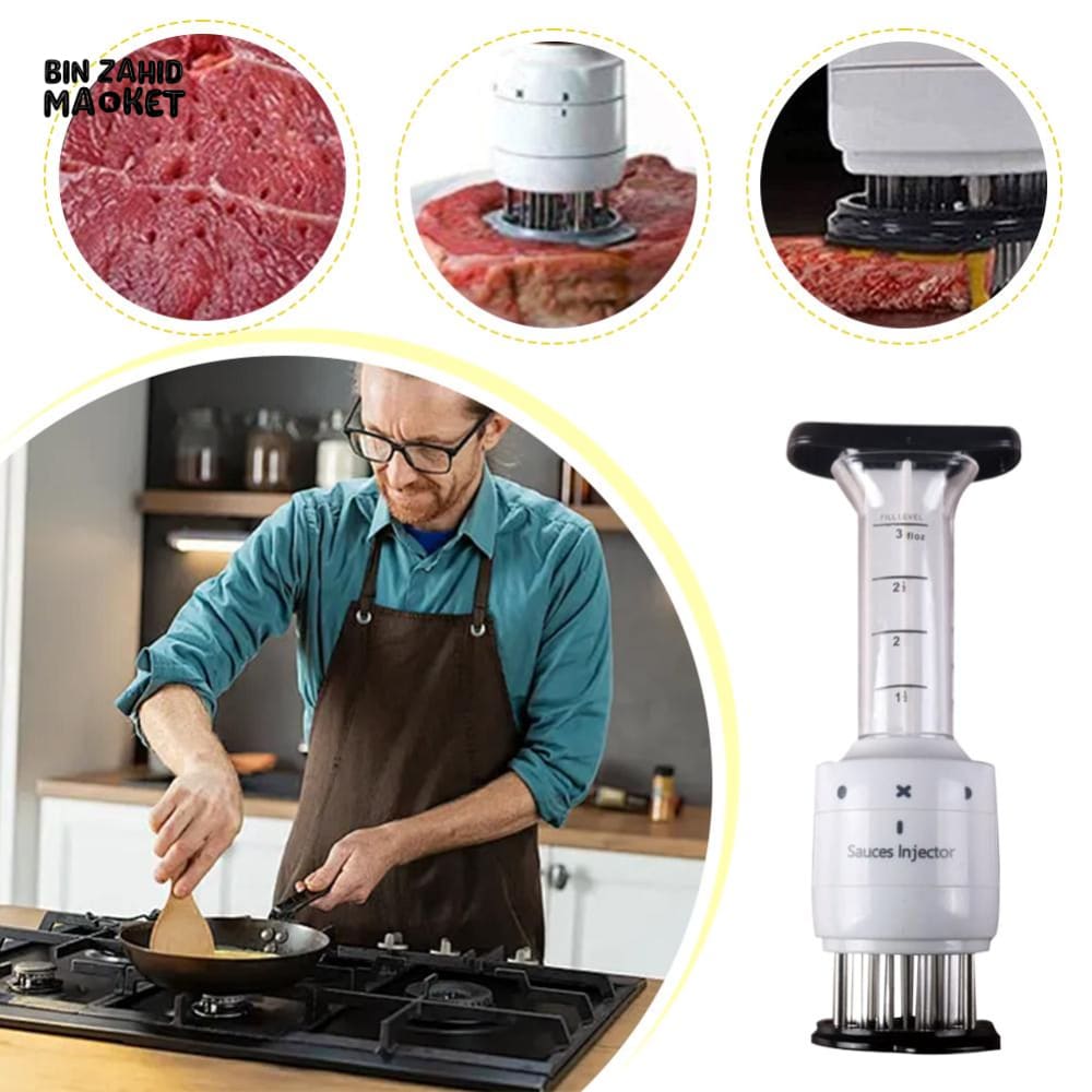 MEAT MARINADE INJECTOR & TENDERIZER TOOL