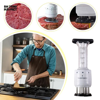 MEAT MARINADE INJECTOR & TENDERIZER TOOL