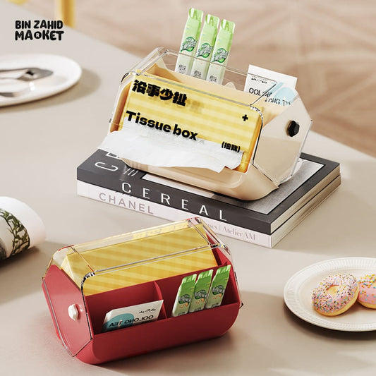 MODERN LIGHTWEIGHT LUXURY NAPKIN HOLDER & PAPER DRAWER STORAGE BOX