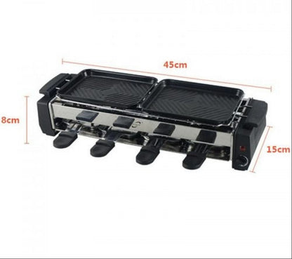 MULTI-FUNCTION ELECTRIC BBQ GRILL WITH HOT PLATES