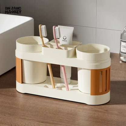 MULTIFUNCTION BATHROOM TOOTHBRUSH & TOOTHPASTE HOLDER
