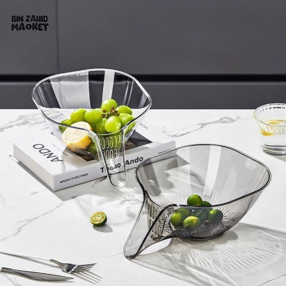 MULTIFUNCTIONAL DOUBLE LAYER DRAINING BOWL