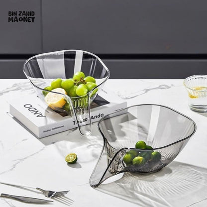 MULTIFUNCTIONAL DOUBLE LAYER DRAINING BOWL