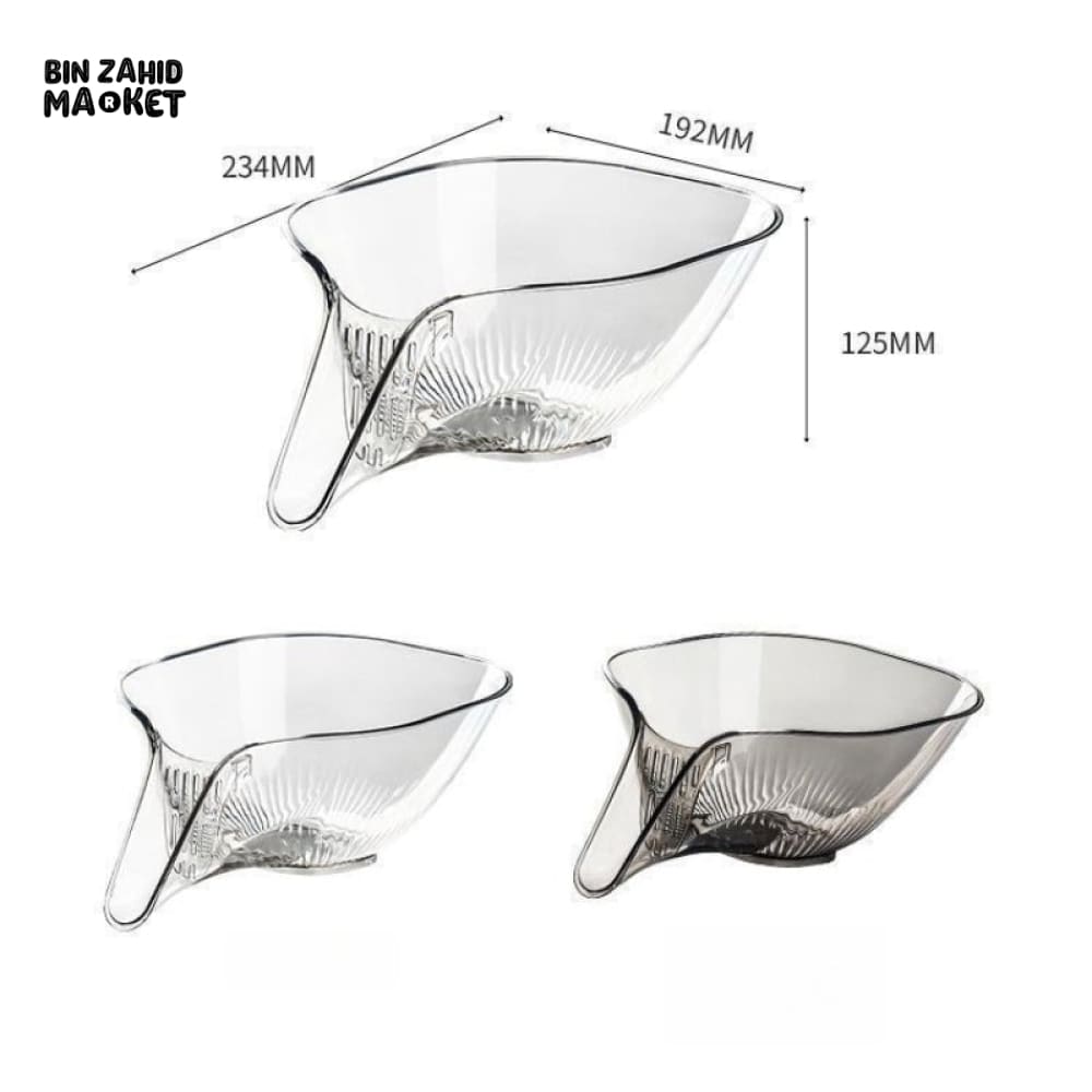 MULTIFUNCTIONAL DOUBLE LAYER DRAINING BOWL