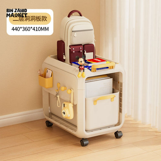 MULTIPURPOSE MOVABLE STORAGE ORGANIZER CART - 2 LAYER