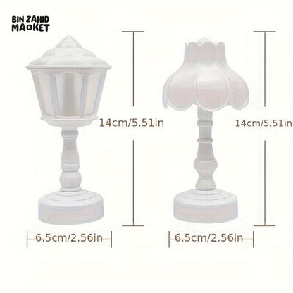 PAGODA BUD BUTTON BATTERY LED TABLE LAMP NIGHT LIGHT