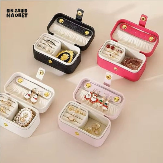 PORTABLE MINI JEWELRY STORAGE BOX