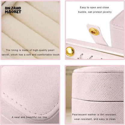PORTABLE MINI JEWELRY STORAGE BOX