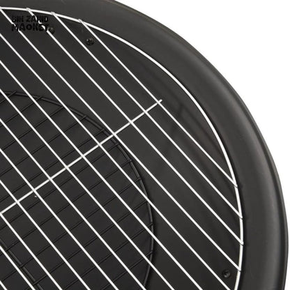 PREMIUM 2-IN-1 FIRE PIT & BBQ GRILL WITH POKER - 56x56x49 CM