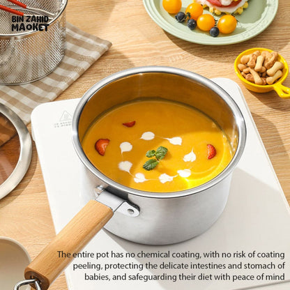 PREMIUM STAINLESS STEEL FRYER COOKING POT