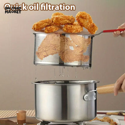 PREMIUM STAINLESS STEEL FRYER COOKING POT