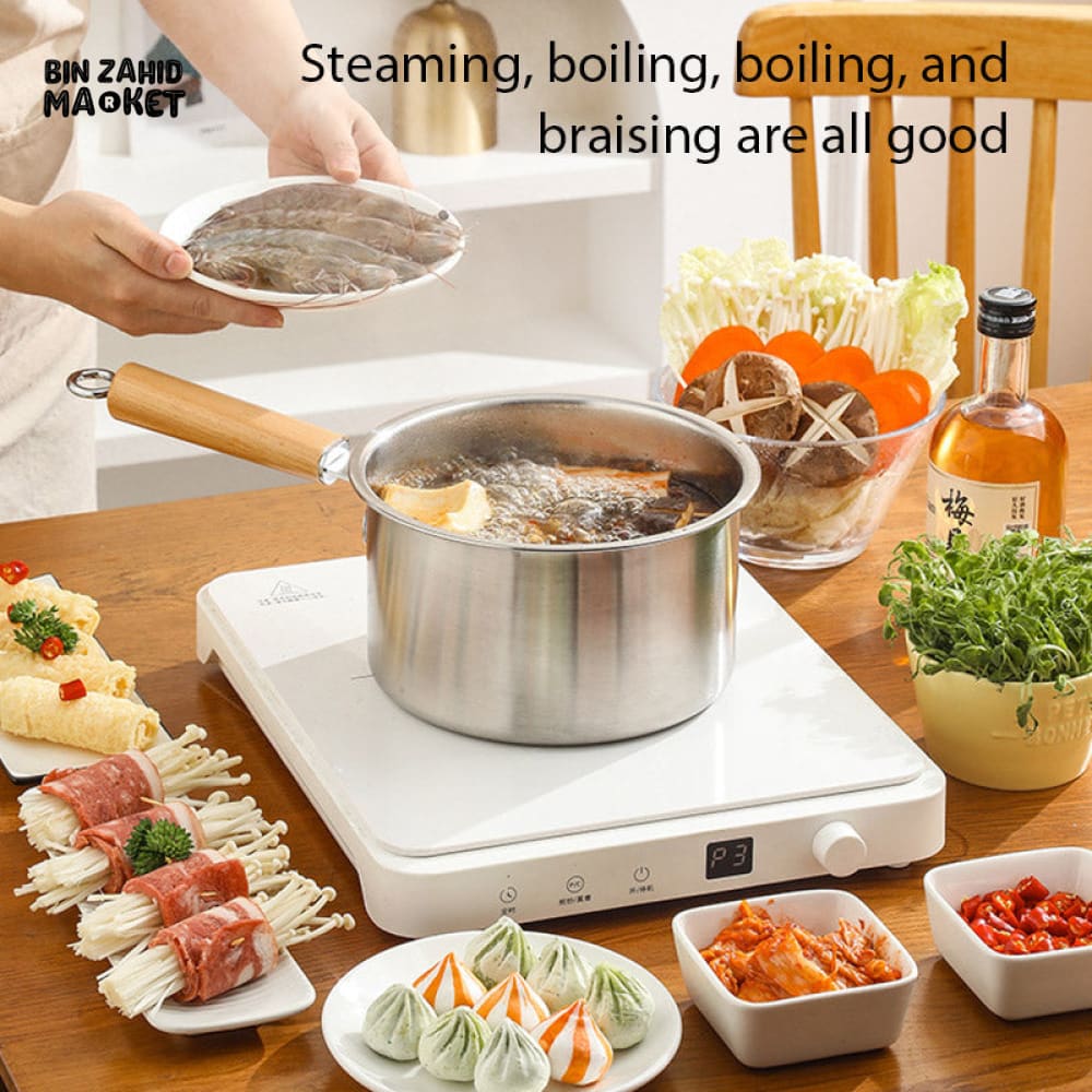 PREMIUM STAINLESS STEEL FRYER COOKING POT