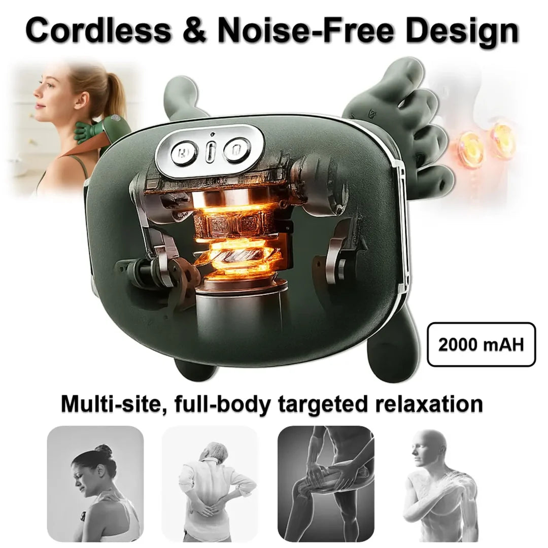 Trapezius Neck & Shoulder Massager with Heat