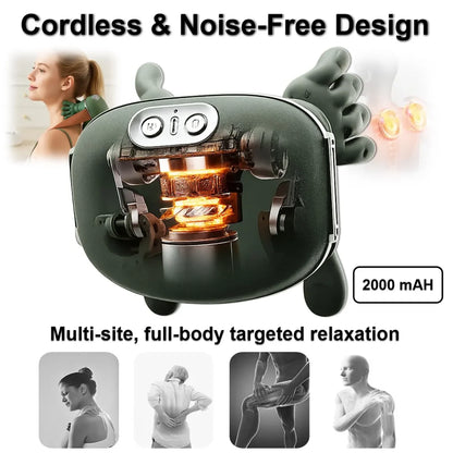 Trapezius Neck & Shoulder Massager with Heat