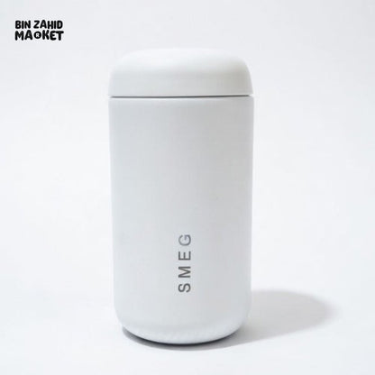 SMEG CAPSULE COFFEE TUMBLER STAINLESS STEEL  350ML - BLACK