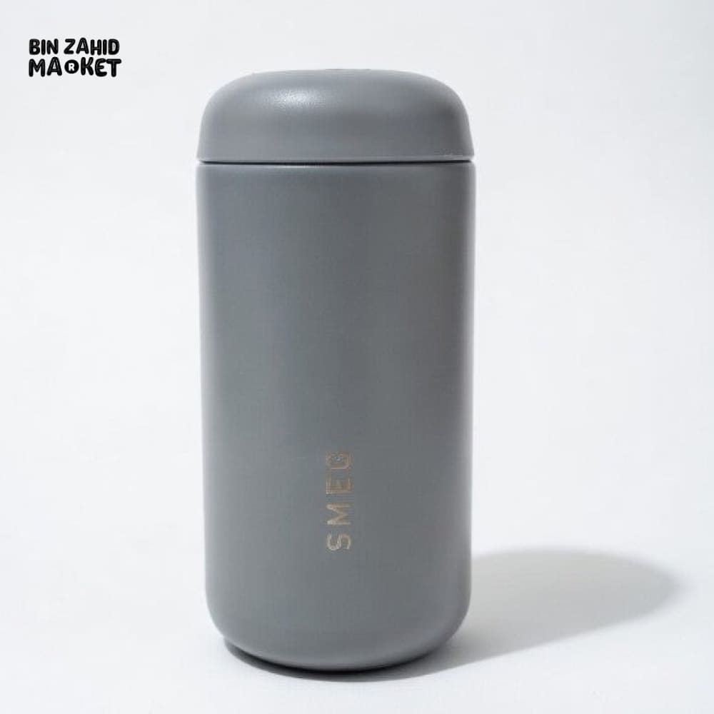 SMEG CAPSULE COFFEE TUMBLER STAINLESS STEEL  350ML - GREY