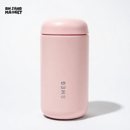 SMEG CAPSULE COFFEE TUMBLER STAINLESS STEEL  350ML - PINK