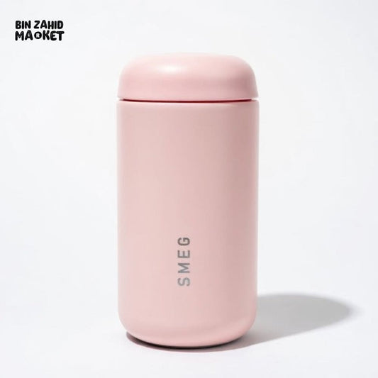 SMEG CAPSULE COFFEE TUMBLER STAINLESS STEEL  350ML - PINK