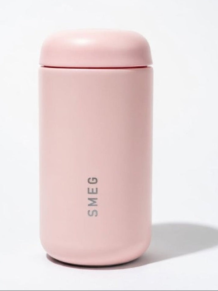 SMEG CAPSULE COFFEE TUMBLER STAINLESS STEEL  350ML - WHITE