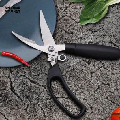 STAINLESS STEEL MULTIPURPOSE CHICKEN BONE KITCHEN SCISSORS